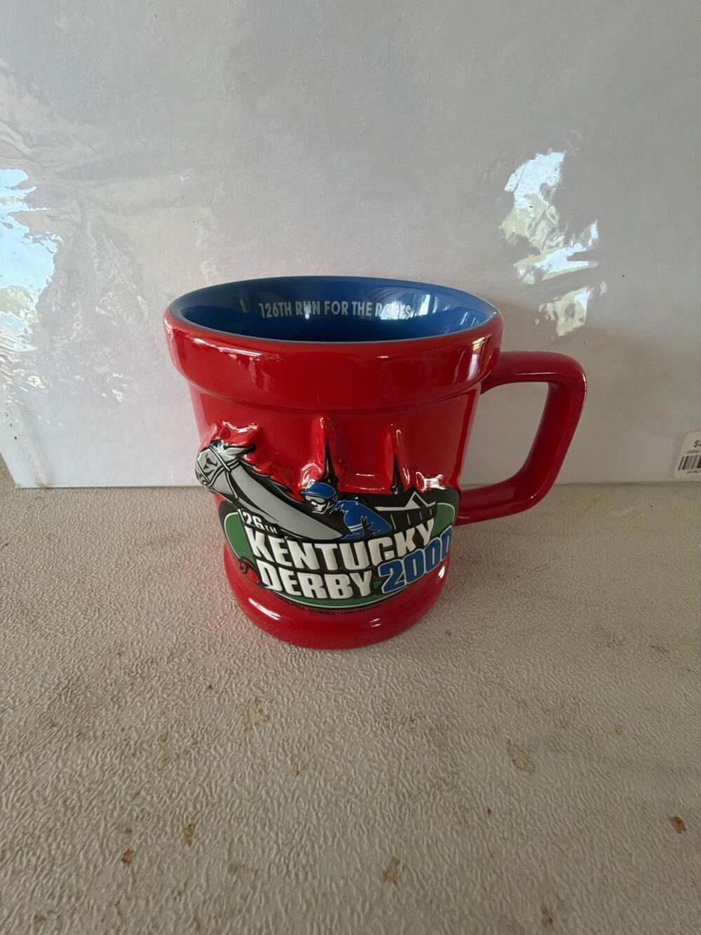 2000 Kentucky Derby 126th Run For The Roses 3D Embossed Souvenir Coffee Mug